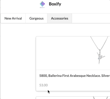 Setting category position