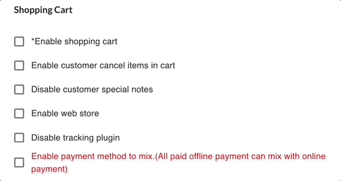 Disable Tracking Plugin setting