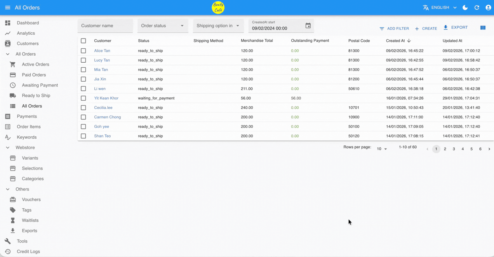 J&T create and print AWB process