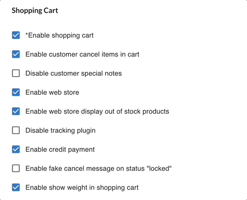 Fake cancel message setting
