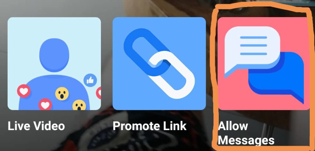 Android messenger button shown before live start