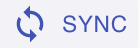 SYNC button in the ON state