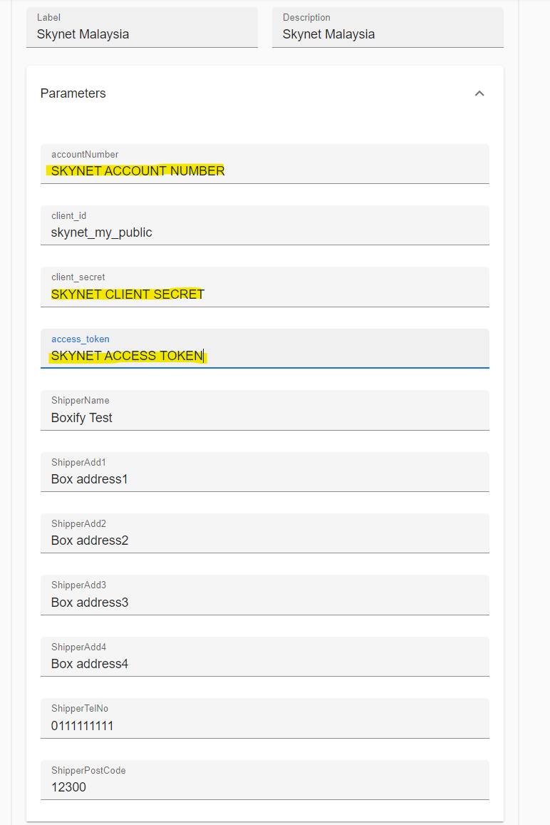 Skynet profile creation