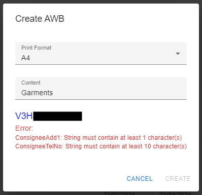 Create AWB screenshot